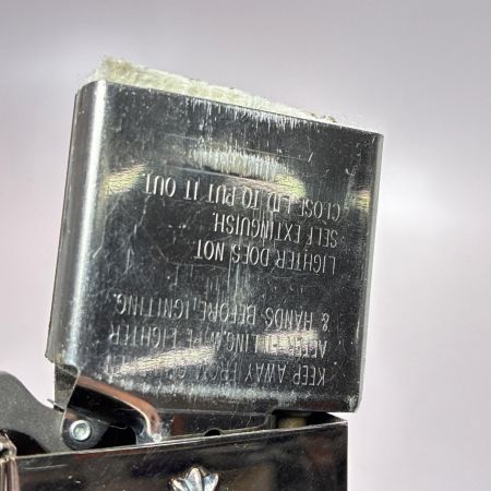  ZIPPO ジッポー オイルライター 2001年製 1941レプリカ 純銀メタル クロス No.466 ケース有