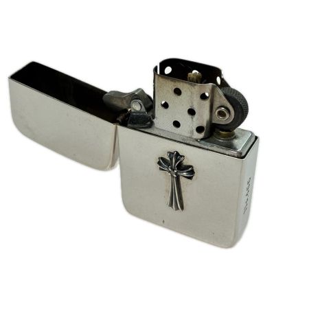  ZIPPO ジッポー オイルライター 2001年製 1941レプリカ 純銀メタル クロス No.466 ケース有