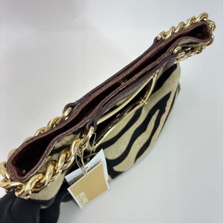 MICHAEL KORS マイケルコース クラッチバッグ カーフレザー 30F71SGC1H タイガー レディース ゴールド金具 保存袋有