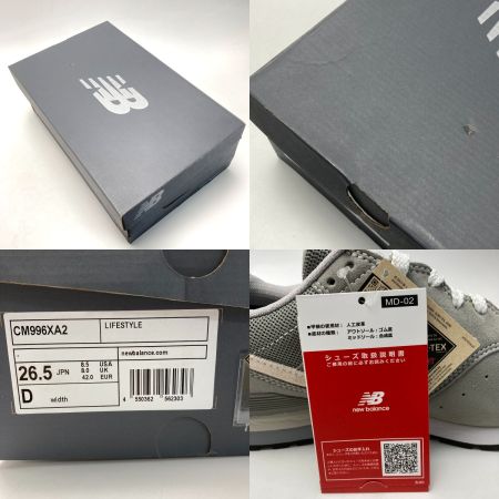  NEW BALANCE ニュー・バランス スニーカー CM996XA2 グレー SIZE 26.5cm ユニセックス 箱付き
