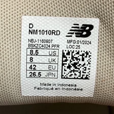  NEW BALANCE ニュー・バランス NUMERIC TIAGO LEMOSMOS スニーカー NM1010RD ブラウン 26.5cm メンズ