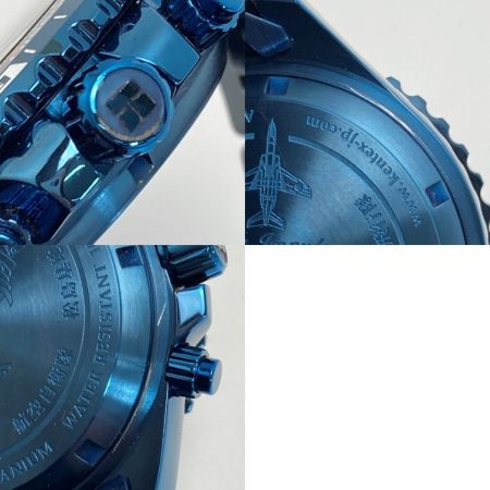  Kentex ブルーインパルス オールチタン クロノグラフ 1996本限定 S683M-07 クォーツ メンズ 腕時計