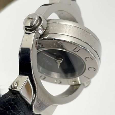  GUCCI グッチ バングル ブラック 6600L クオーツ 腕時計 レディースウォッチ