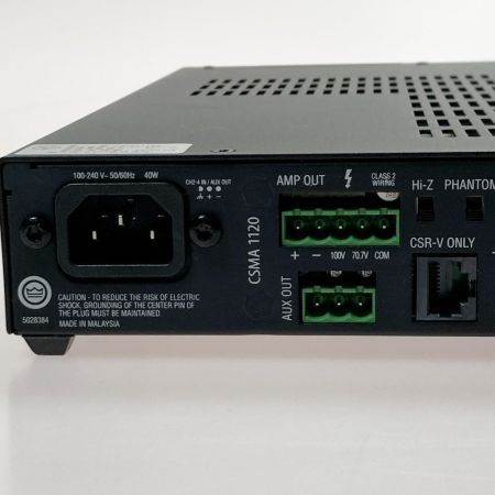  JBL ジェー・ビー・エル JBL PROFESSIONAL ミキサー内蔵 パワーアンプ CSMA 1120 CSMA1120