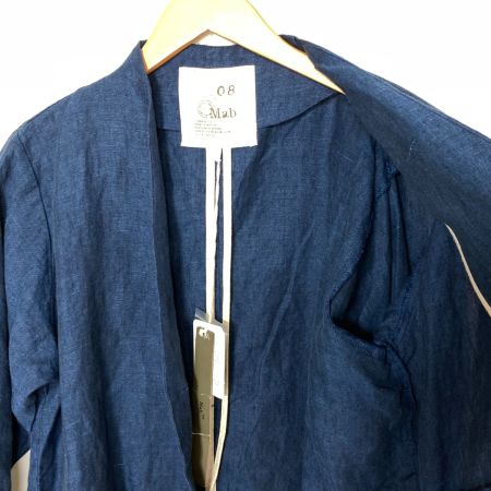  08Mab ゼロハチマブ リネンジャケット F-221HF427 ネイビー SIZE フリー レディース