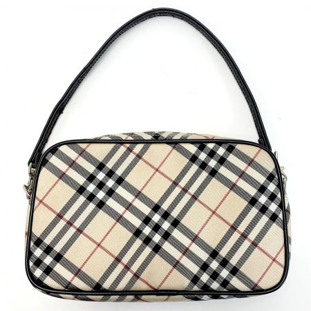  BURBERRY BLUE LABEL バーバリーブルーレーベル ブルーレーベル ノバチェック ベージュ ポーチ レディース
