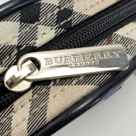  BURBERRY BLUE LABEL バーバリーブルーレーベル ブルーレーベル ノバチェック ベージュ ポーチ レディース
