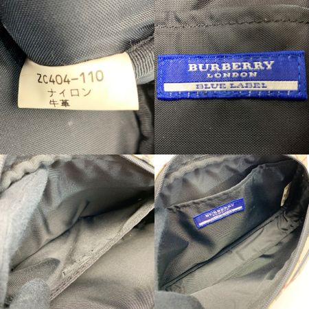  BURBERRY BLUE LABEL バーバリーブルーレーベル ブルーレーベル ノバチェック ベージュ ポーチ レディース