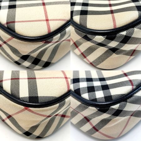  BURBERRY BLUE LABEL バーバリーブルーレーベル ブルーレーベル ノバチェック ベージュ ポーチ レディース