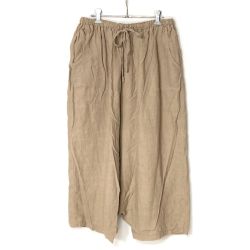 ☆☆ a+koloni リネンパンツ 163023007-6 カーキ SIZE フリー レディース Bランク