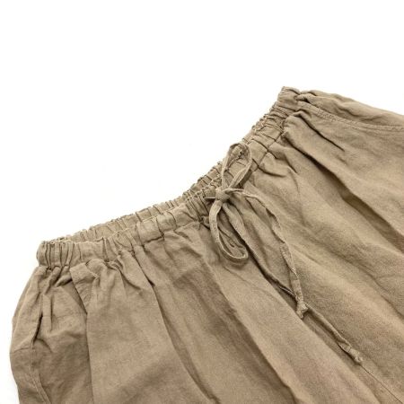  a+koloni リネンパンツ 163023007-6 カーキ SIZE フリー レディース