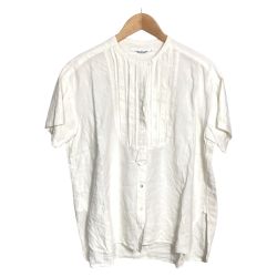 ☆☆ Hands of creation ハンズオブクリエイション リネンシャツ ブラウス 1030622 アイボリー サイズ F レディース Bランク