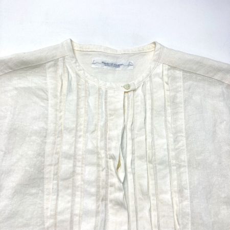  Hands of creation ハンズオブクリエイション リネンシャツ ブラウス 1030622 アイボリー サイズ F レディース