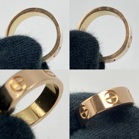  Cartier カルティエ ラブリング K18PG ピンクゴールド #49（9号相当）指輪