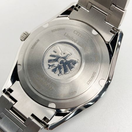  CITIZEN シチズン 砂紋 和紙文字盤 350本限定 AQ4100-65H ブルーグレー ソーラー メンズ 腕時計 箱有