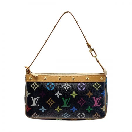  LOUIS VUITTON ルイヴィトン モノグラム マルチカラー ポシェット アクセソワール M92648 ノワール アクセサリーポーチ