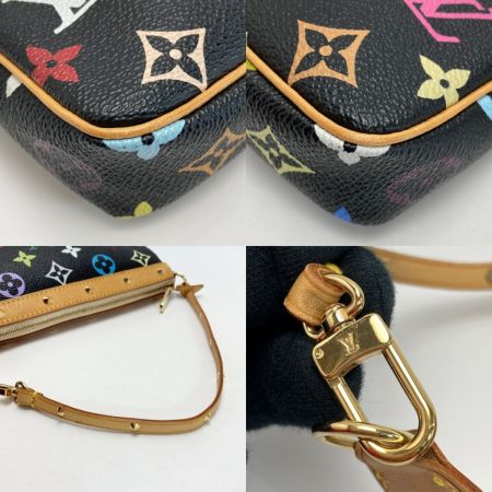  LOUIS VUITTON ルイヴィトン モノグラム マルチカラー ポシェット アクセソワール M92648 ノワール アクセサリーポーチ