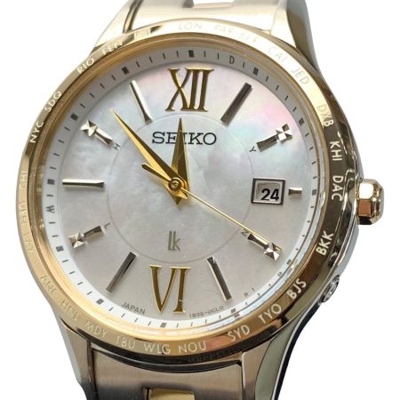  SEIKO セイコー ルキア LUKIA メタルバンド SSVV084/1B35-0AY0 電波ソーラー  腕時計 レディース