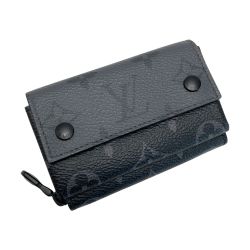☆☆ LOUIS VUITTON ルイヴィトン モノグラム エクリプス ジッピー オーガナイザー M82771 ブラック コインケース 財布 箱・布袋 Bランク