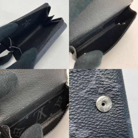  LOUIS VUITTON ルイヴィトン モノグラム エクリプス ジッピー オーガナイザー M82771 ブラック コインケース 財布 箱・布袋