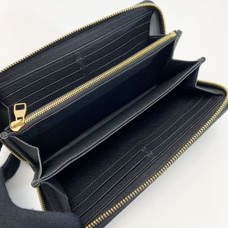 LOUIS VUITTON ルイヴィトン モノグラム・アンプラント ジッピーウォレット M61864 ノワール ラウンドファスナー長財布