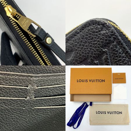  LOUIS VUITTON ルイヴィトン モノグラム・アンプラント ジッピーウォレット M61864 ノワール ラウンドファスナー長財布