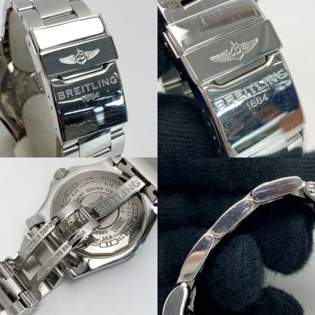  BREITLING ブライトリング アベンジャー2 GMT A32390 ブラック 自動巻き メンズ 腕時計 箱・取説有 AVENGER