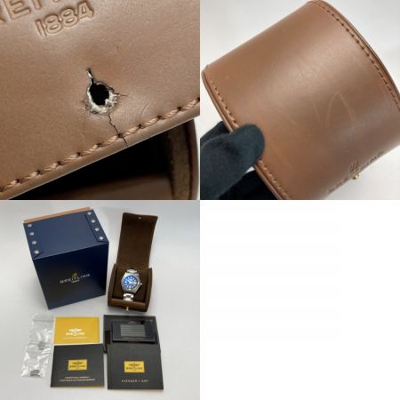  BREITLING ブライトリング アベンジャー2 GMT A32390 ブラック 自動巻き メンズ 腕時計 箱・取説有 AVENGER