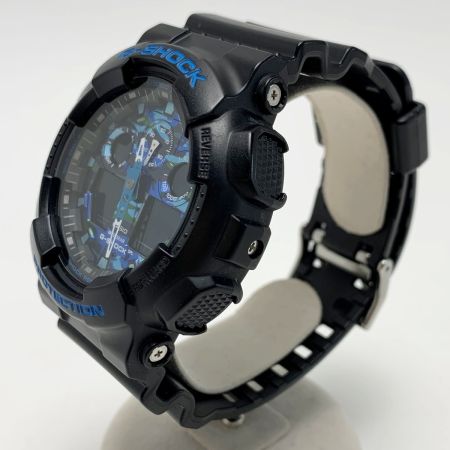  CASIO カシオ CASIO デジアナウォッチ カモフラージュ GA-100CB-1AJF ブラック クォーツ