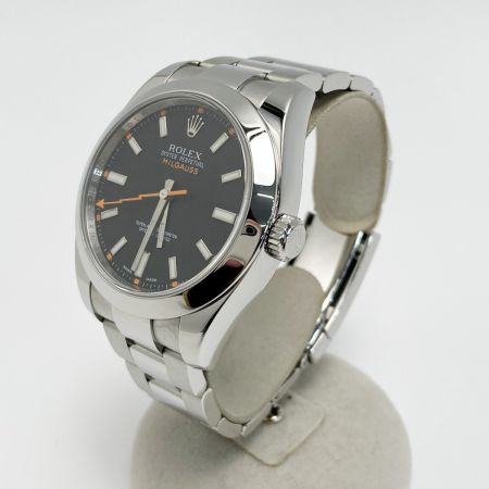  ROLEX ロレックス ミルガウス P番 116400 ブラック 自動巻き メンズ 腕時計 箱・ギャランティ有