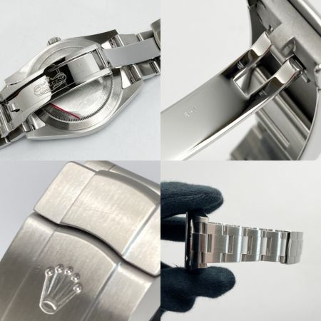  ROLEX ロレックス オイスターパーペチュアル 39 114300 レッドグレープ 自動巻き メンズ 腕時計 箱・ギャランティ有