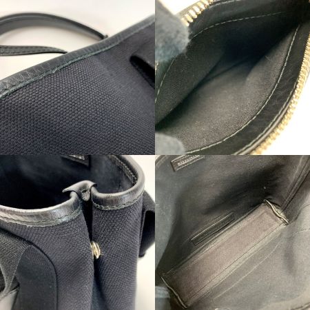  BALENCIAGA バレンシアガ ネイビーカバ XS 390346 ブラック 2WAYバッグ  レディース ショルダーストラップ・ポーチ有