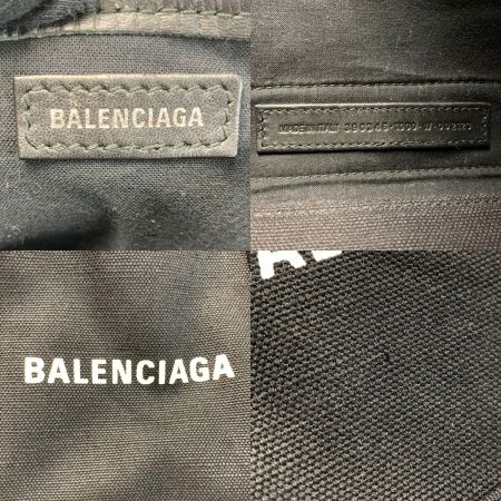  BALENCIAGA バレンシアガ ネイビーカバ XS 390346 ブラック 2WAYバッグ  レディース ショルダーストラップ・ポーチ有