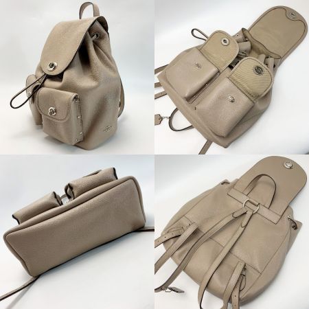 COACH コーチ レザー 37582 グレージュ バッグ リュック レディース