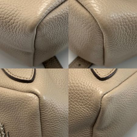  COACH コーチ レザー 37582 グレージュ バッグ リュック レディース
