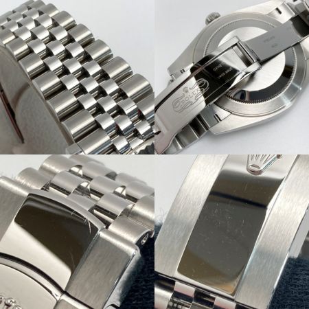  ROLEX ロレックス デイトジャスト41 10Pダイヤ SS/WG 126334 グレー 自動巻き メンズ 腕時計 箱・ギャランティ有