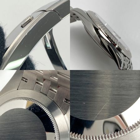  ROLEX ロレックス デイトジャスト41 10Pダイヤ SS/WG 126334 グレー 自動巻き メンズ 腕時計 箱・ギャランティ有