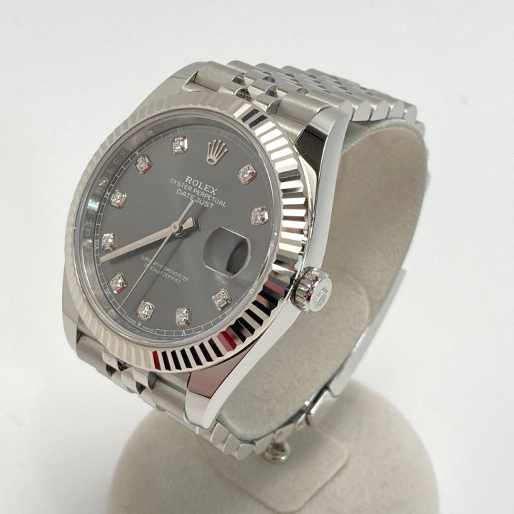 ROLEX ロレックス デイトジャスト41 10Pダイヤ SS/WG Ref.126334