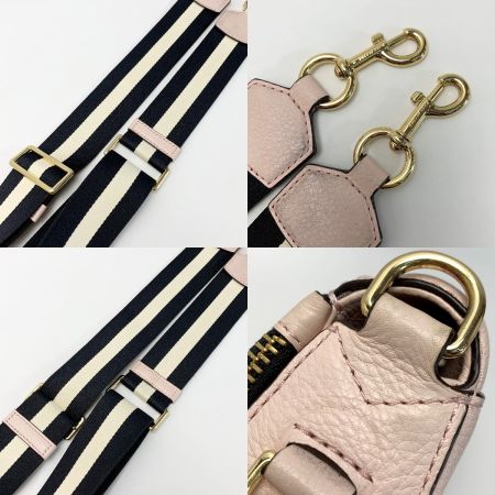  MARC JACOBS マークジェイコブス ライトピンク ショルダーバッグ レディース ゴールド金具