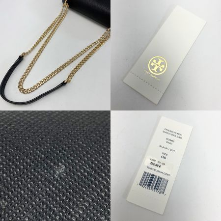  TORY BURCH トリーバーチ エマーソン 63982 ブラック チェーンショルダーバッグ レディース ゴールド金具