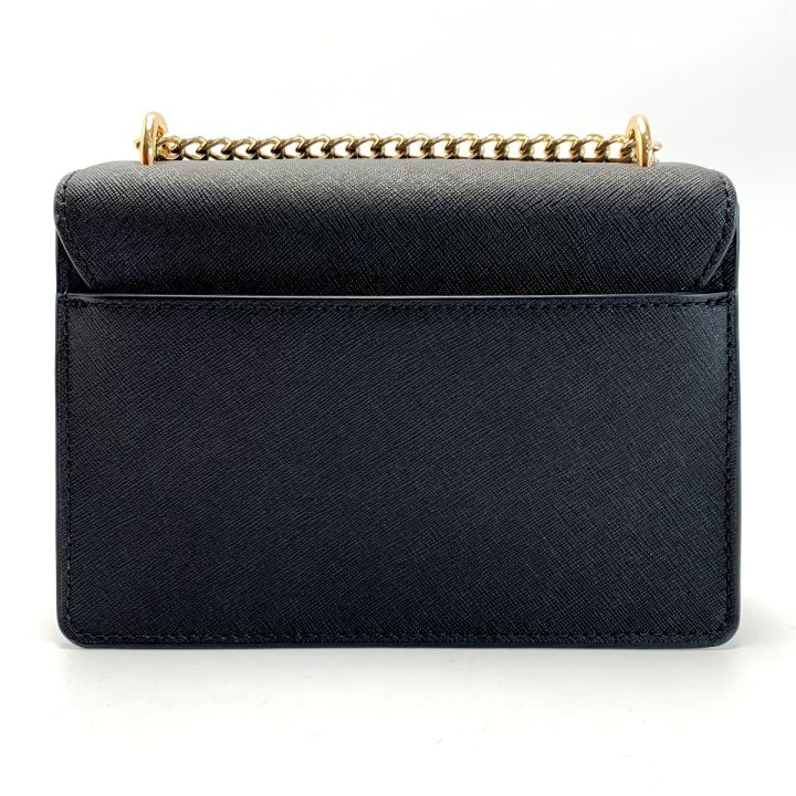 Tory Burch トリーバーチ ブラックショルダーバッグ ゴールドチェーン