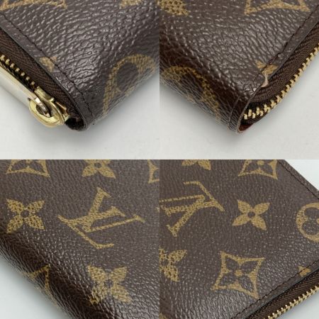  LOUIS VUITTON ルイヴィトン モノグラム ジッピーコインパース M60067 ブラウン コインケース 財布