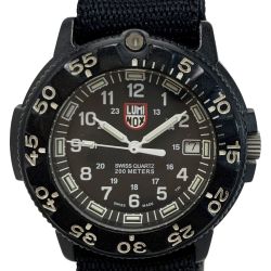 ☆☆ LUMINOX ルミノックス 3000-3900V3 ブラック 腕時計 クォーツ ケース有 Cランク