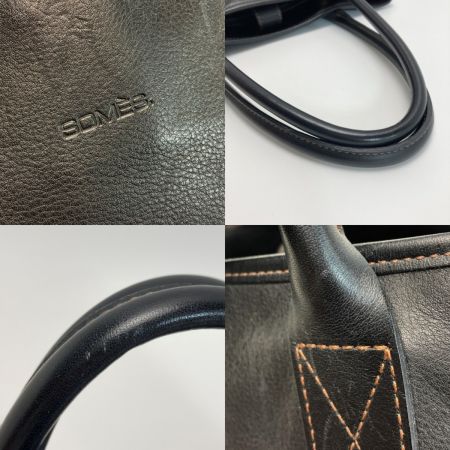  Somes Saddle ソメスサドル ハンドバッグ ブラック レザー