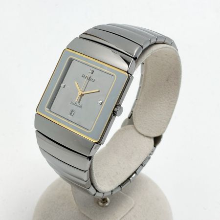  RADO ラドー ジュビリー 3Pダイヤ デイト 152.0332.3 クォーツ メンズ 腕時計 jubile