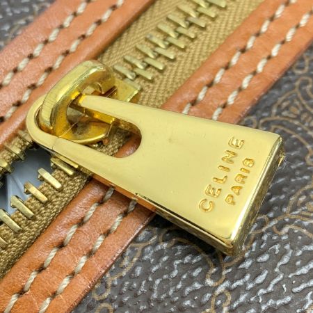  CELINE セリーヌ マカダム柄 MC96 メイクポーチ バニティバッグ  レディース