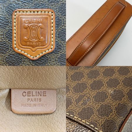  CELINE セリーヌ マカダム柄 MC96 メイクポーチ バニティバッグ  レディース