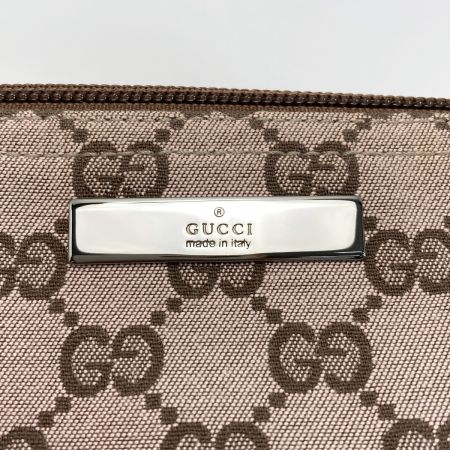  GUCCI グッチ GGキャンバス アクセサリーポーチ 039・1103・2123 ピンク/ブラウン ハンドバッグ