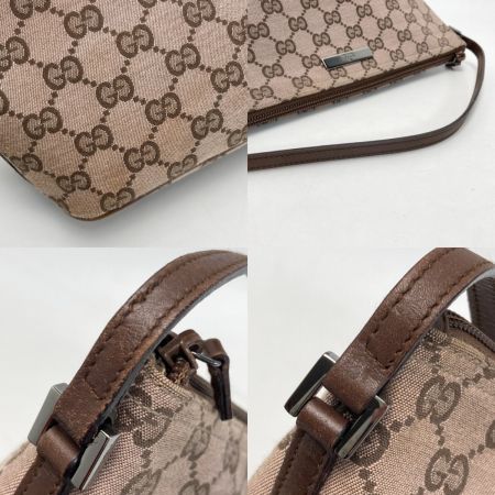  GUCCI グッチ GGキャンバス アクセサリーポーチ 039・1103・2123 ピンク/ブラウン ハンドバッグ