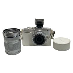 ☆☆ OLYMPUS オリンパス PEN E-PL8 ホワイト EZダブルズームキット ケース付き Bランク